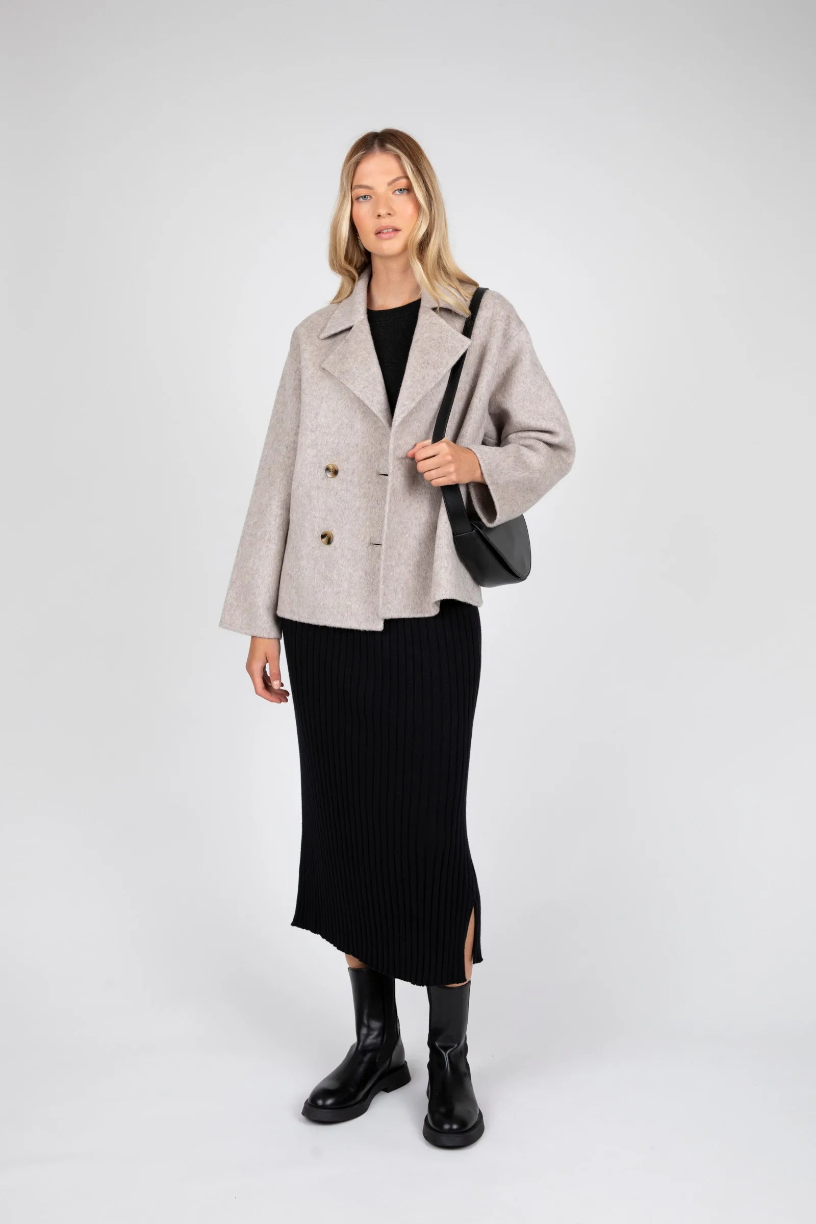 Interval Coat - Stone Marle