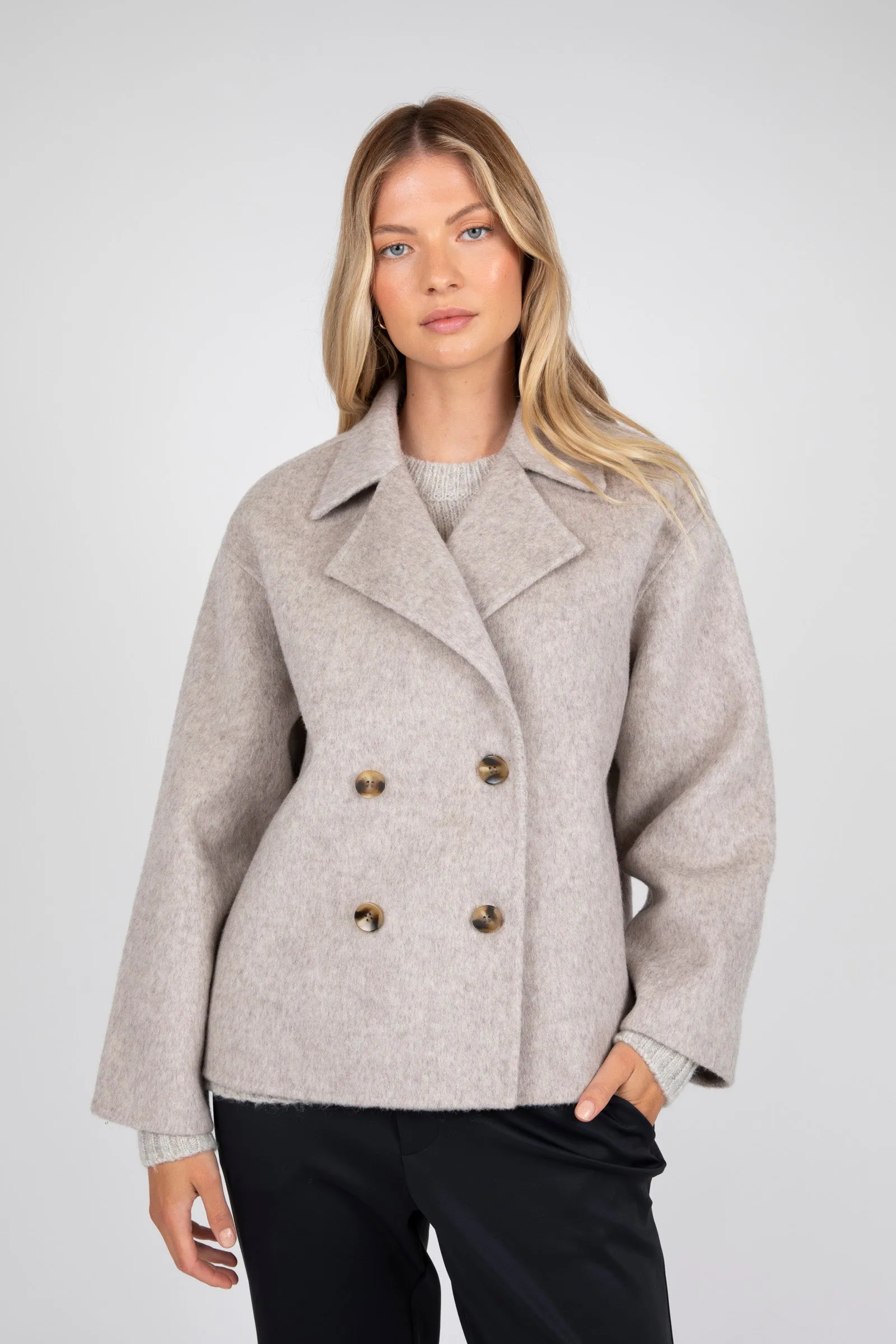 Interval Coat - Stone Marle