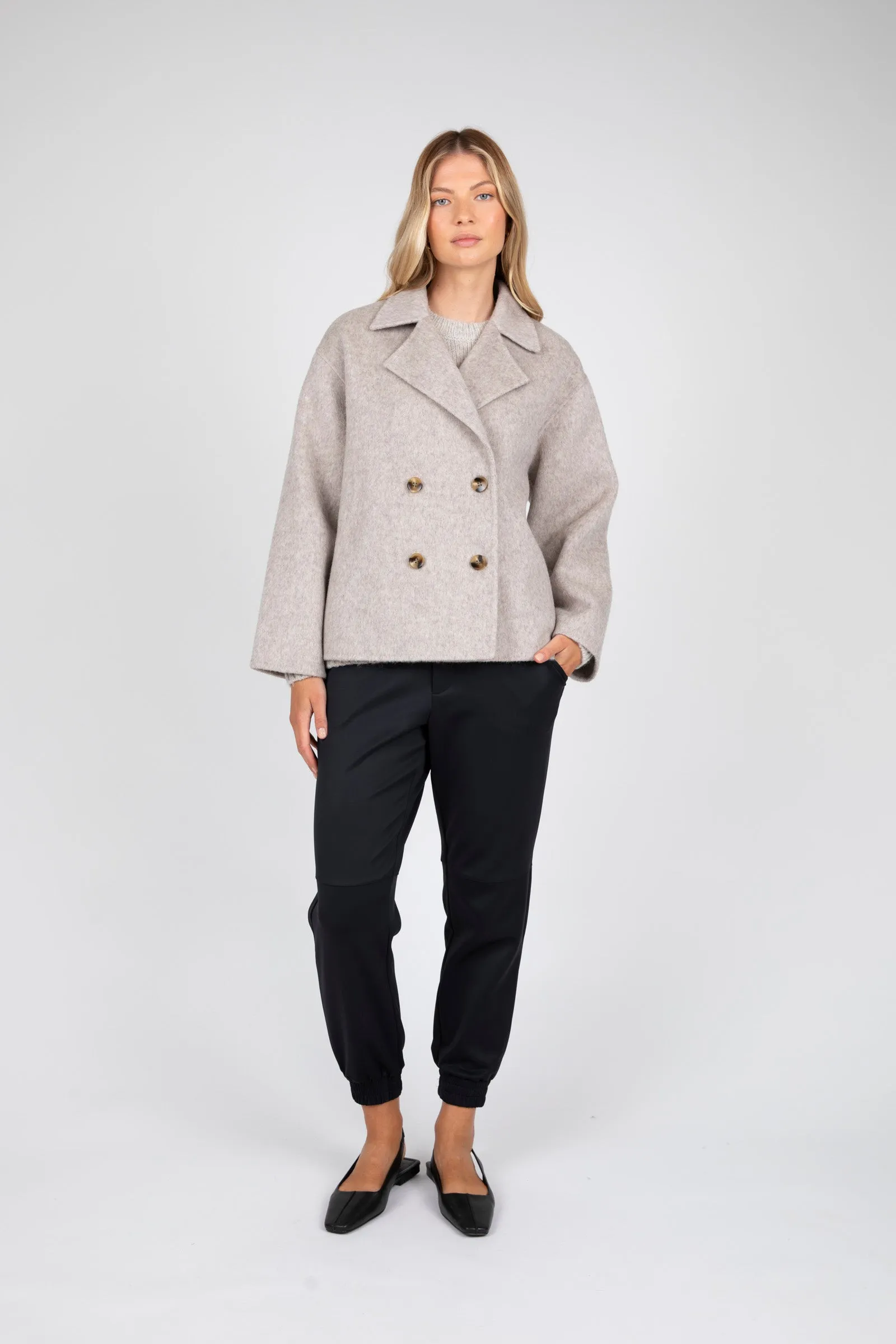 Interval Coat - Stone Marle