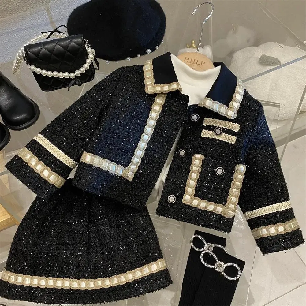 Ke'mora  Girl 2 Piece Tweed Set