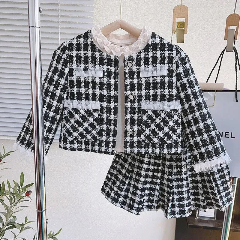 Ke'mora  Girl 2 Piece Tweed Set