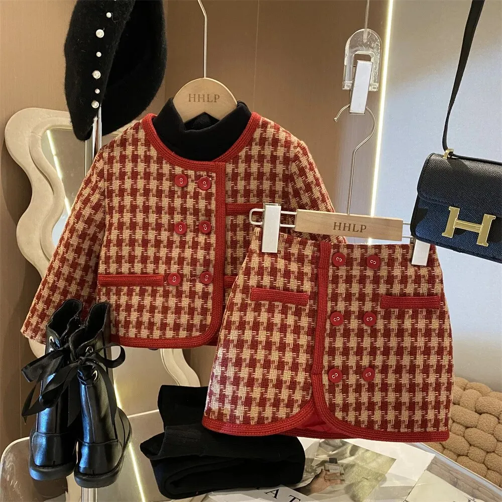 Ke'mora  Girl 2 Piece Tweed Set