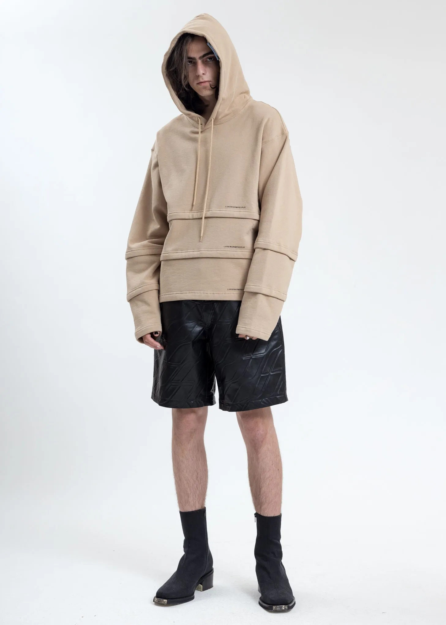 Khaki Triple Layer Hoodies