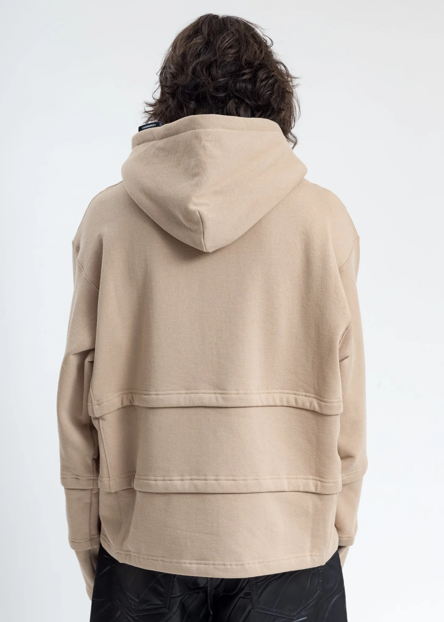 Khaki Triple Layer Hoodies