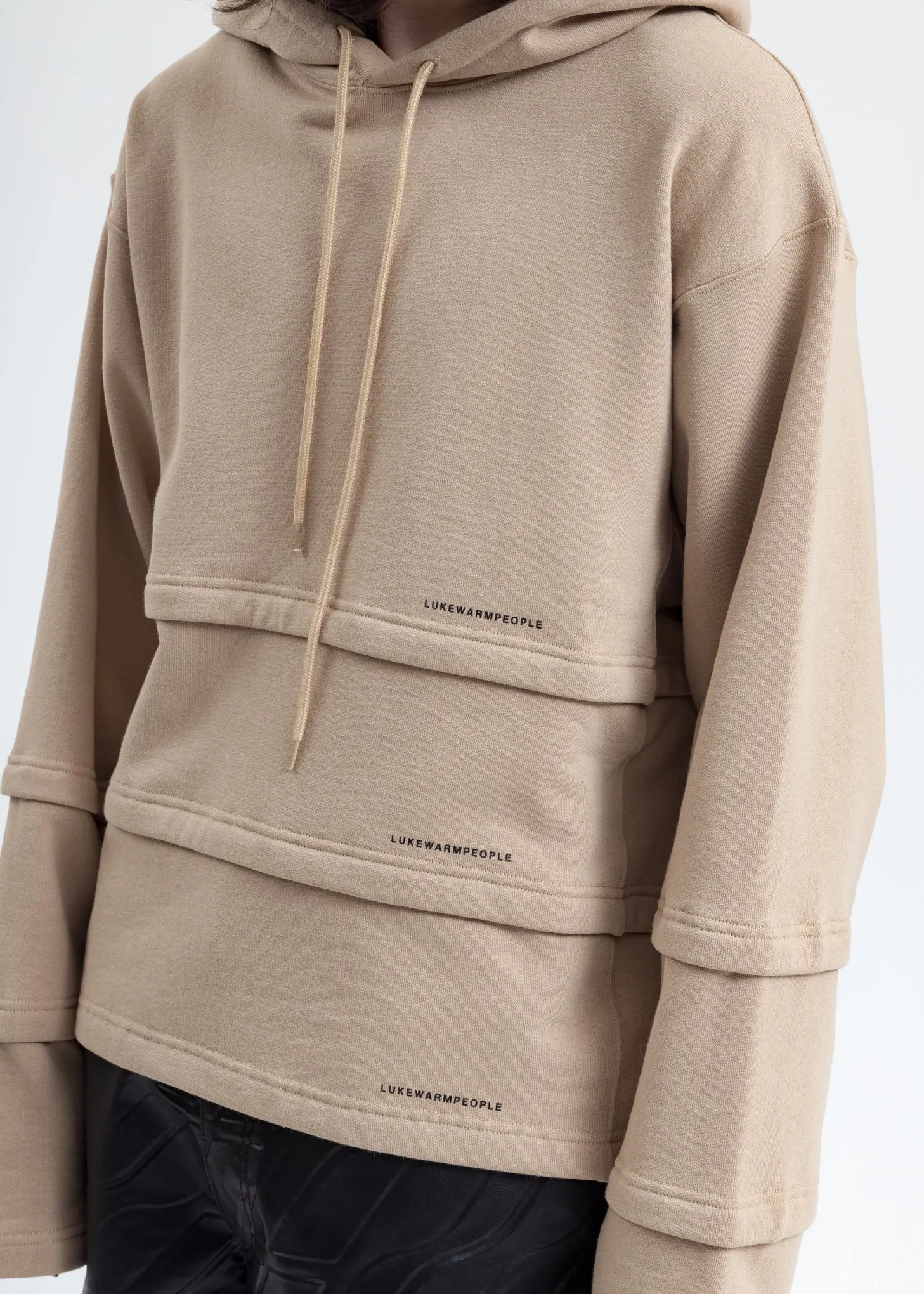 Khaki Triple Layer Hoodies