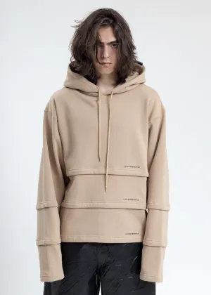Khaki Triple Layer Hoodies