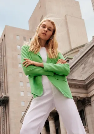 Light Linen Blend Blazer
