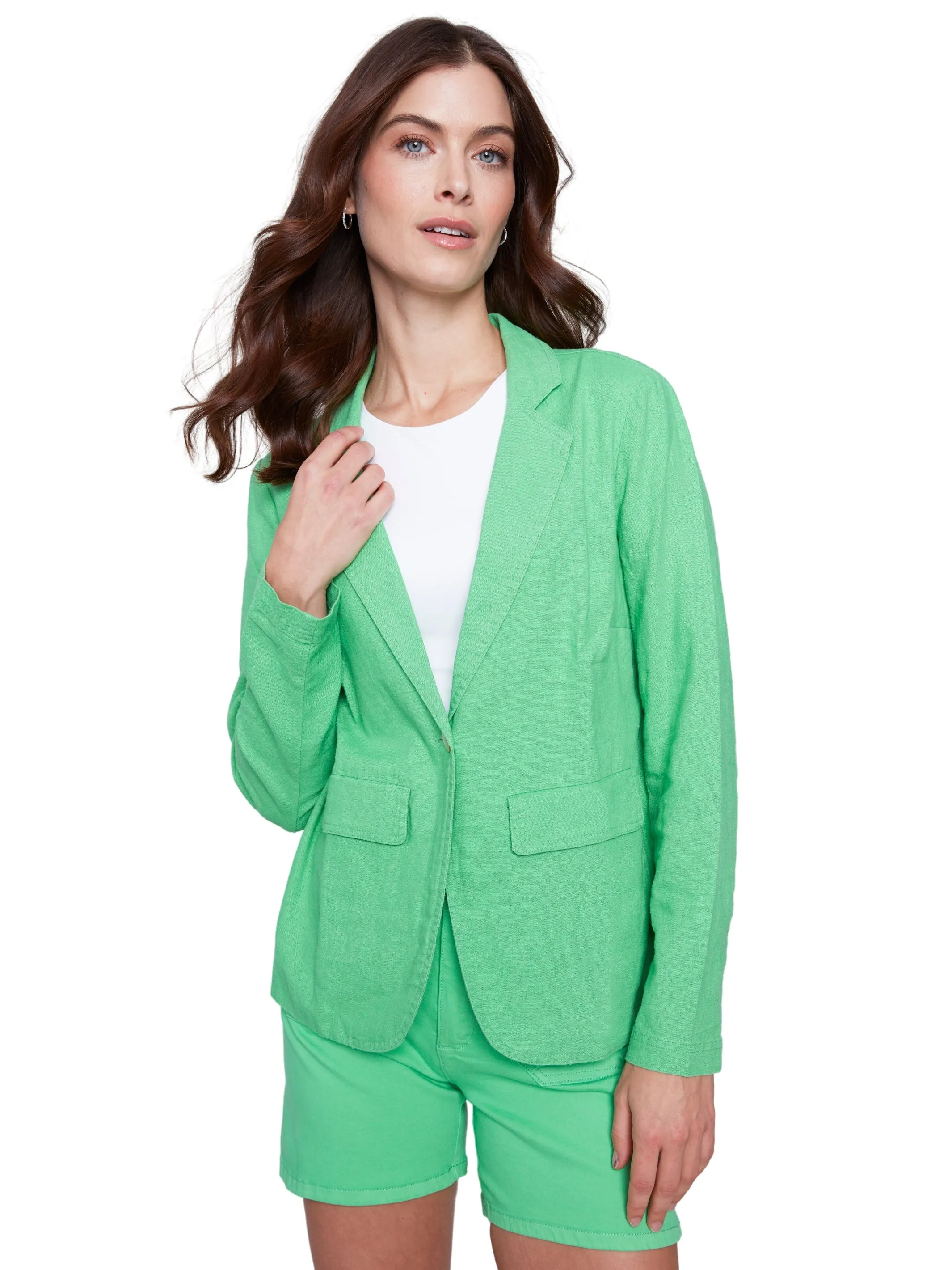Light Linen Blend Blazer