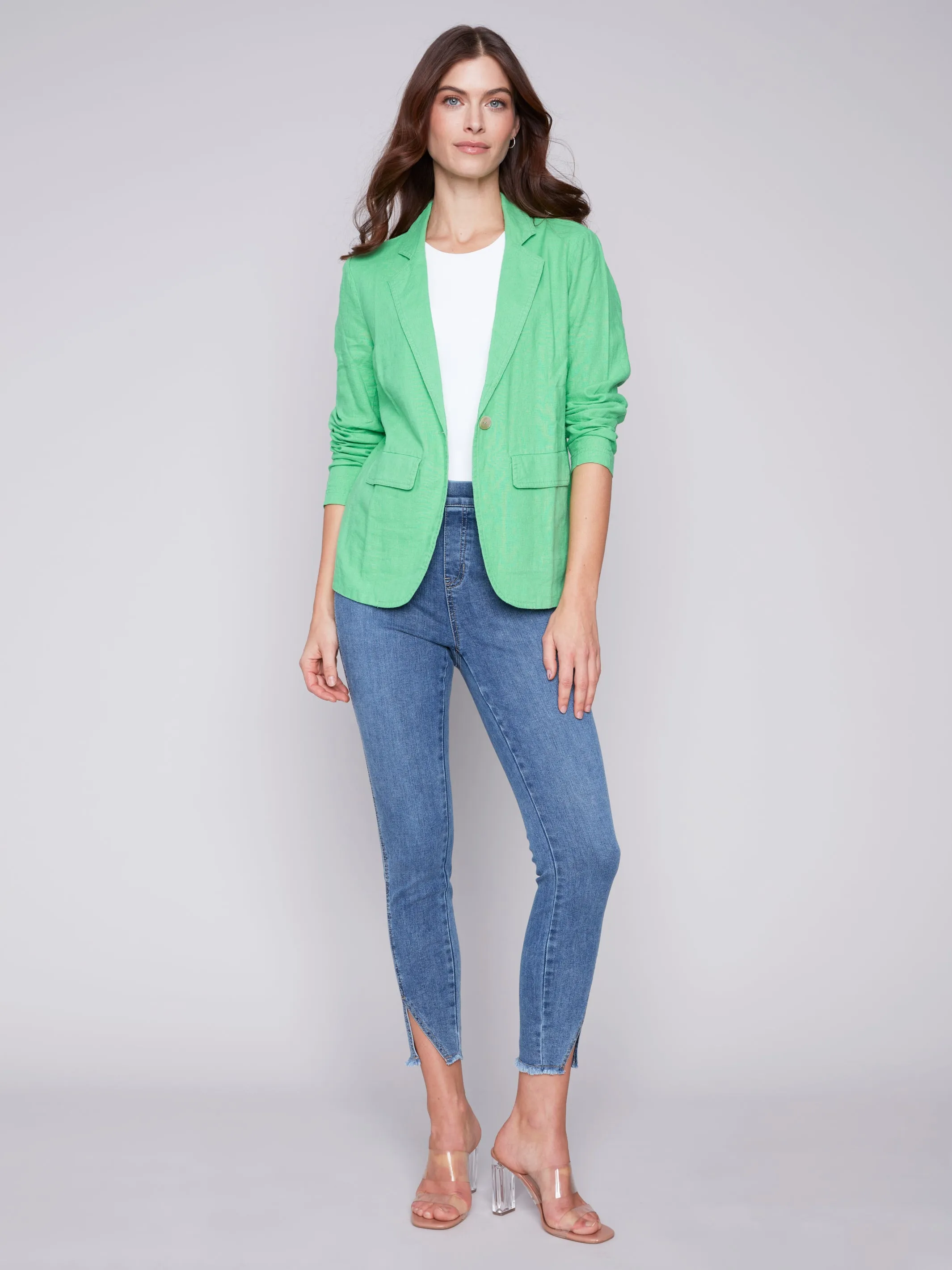 Light Linen Blend Blazer
