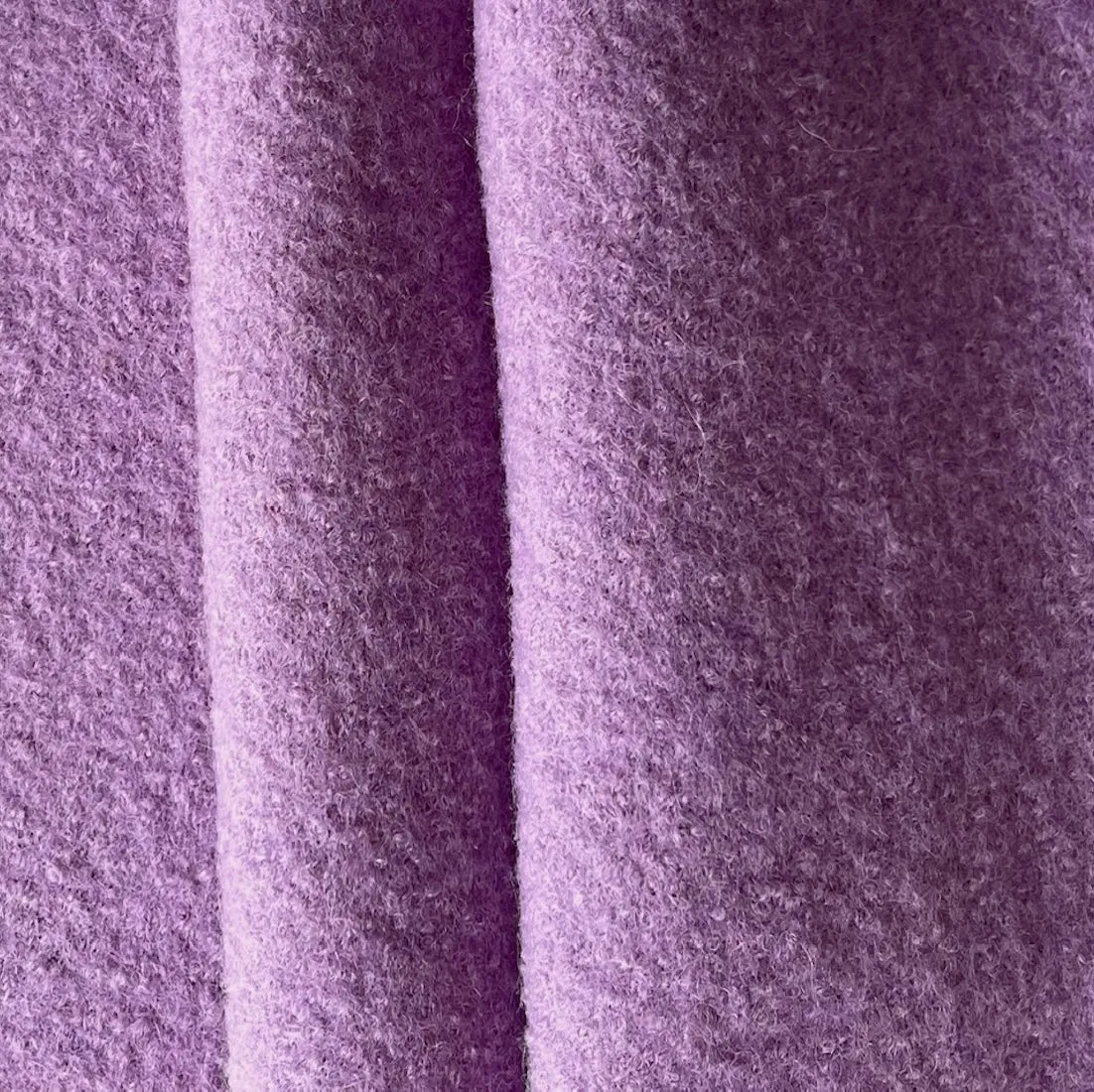 Lilac 12 oz. Boiled Wool Coating (Made in Germany)