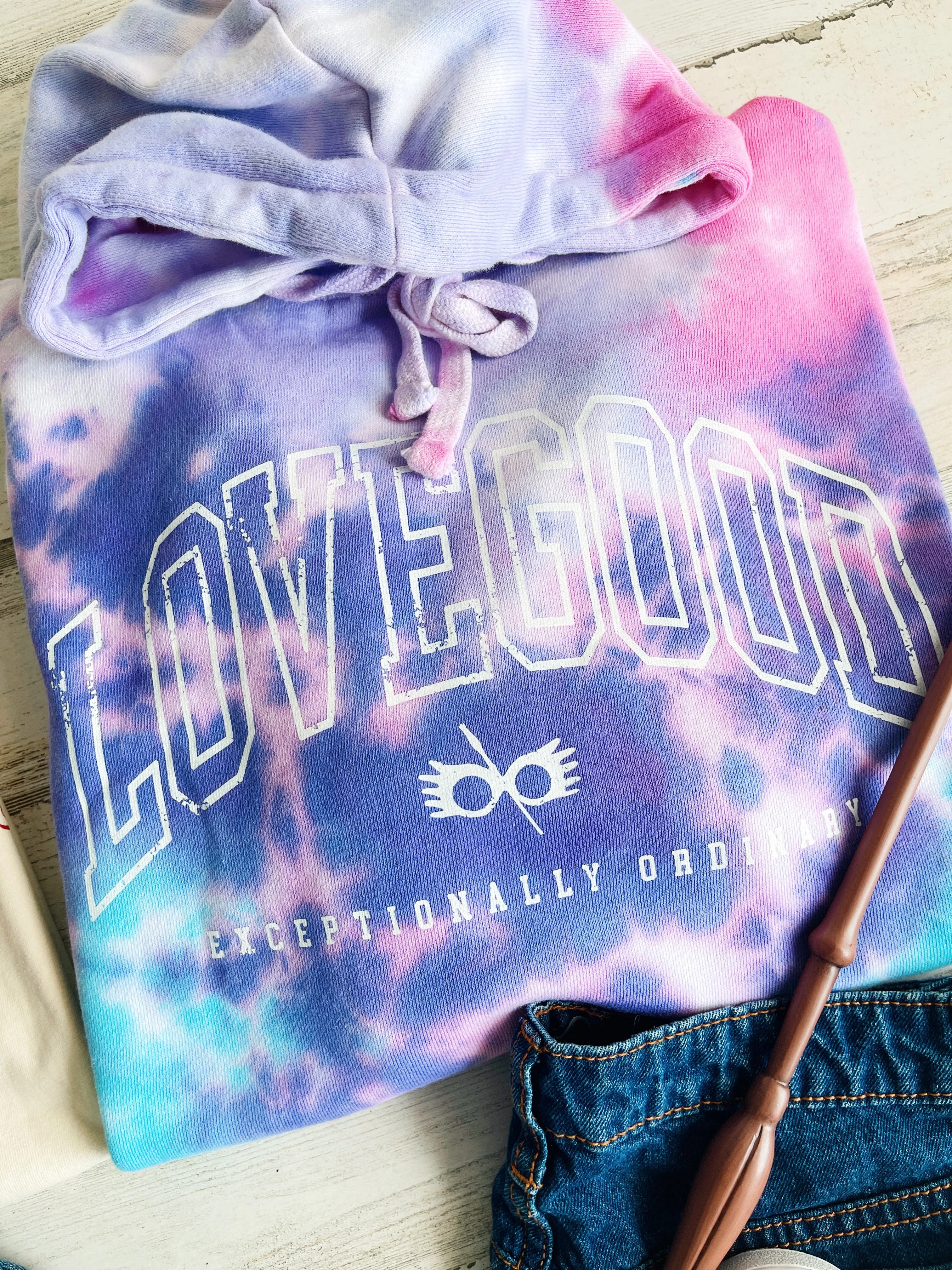 Lovegood Cotton Candy Tie Dye Hoodie