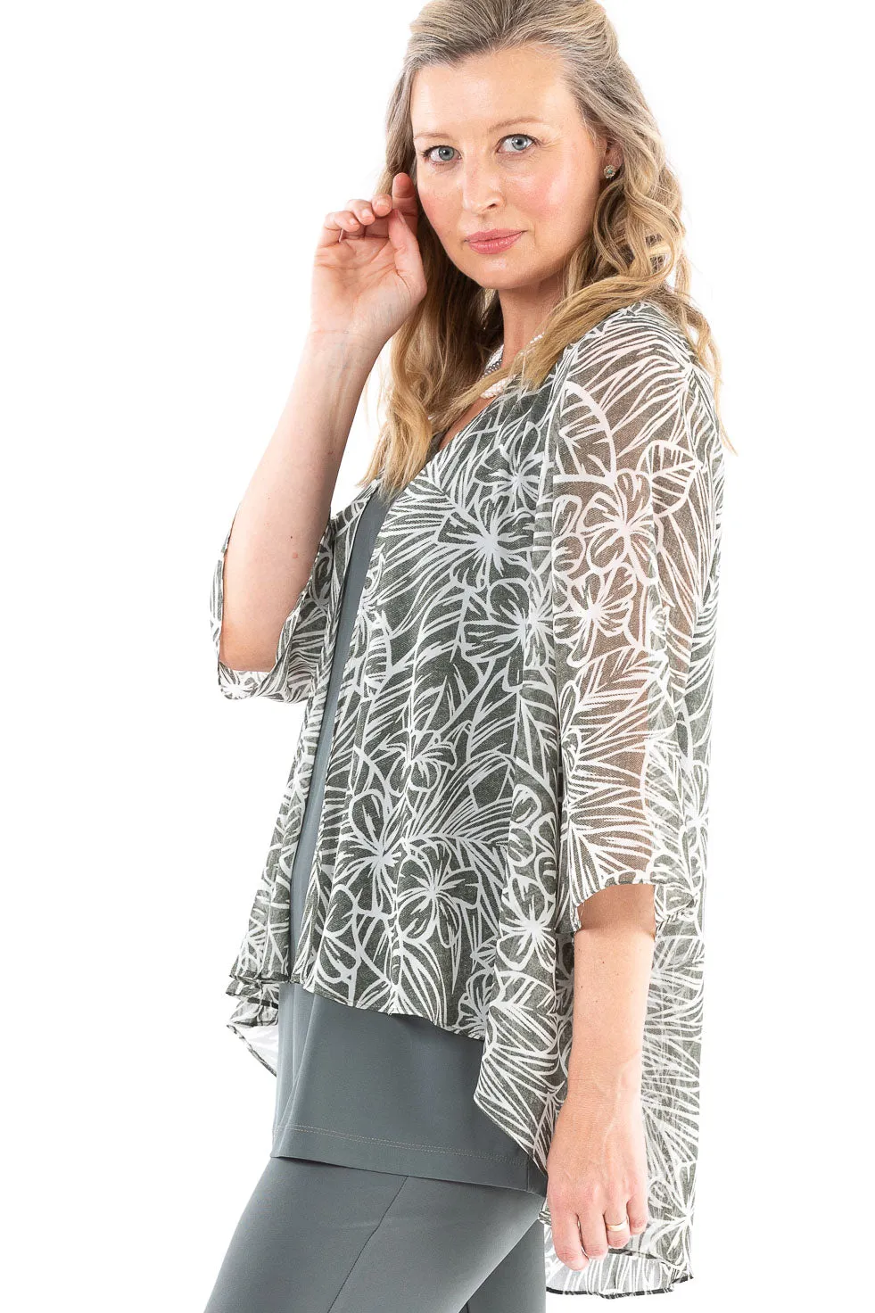 MAHALO CHIFFON SOFT CARDIGAN