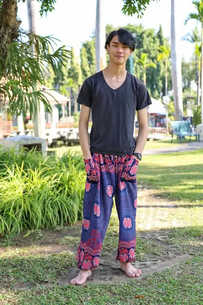 Mens Baggy Elephant Pants