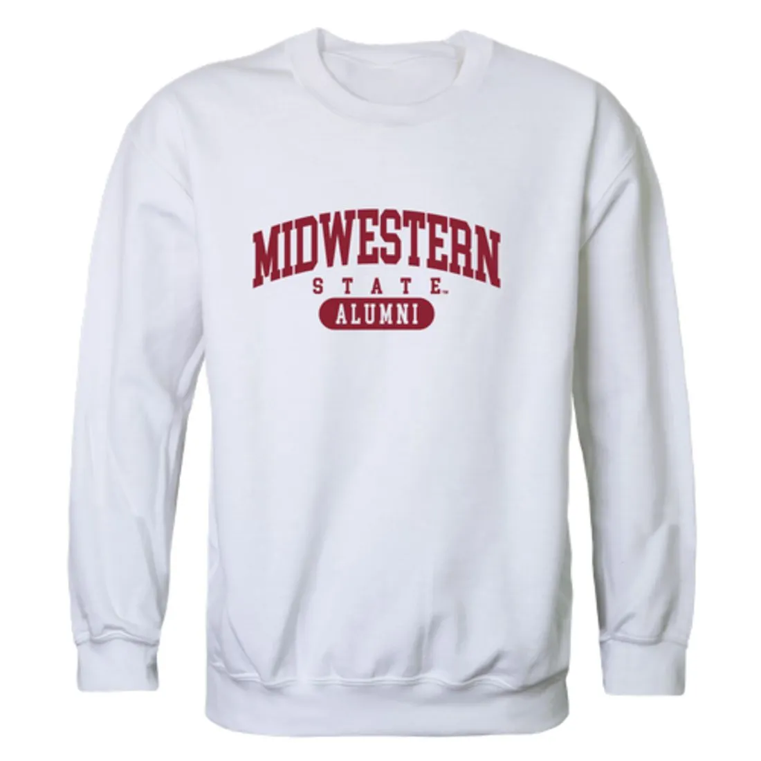 Midwestern State University Mustangs Alumni Fleece Crewneck Pullover Sweatshirt