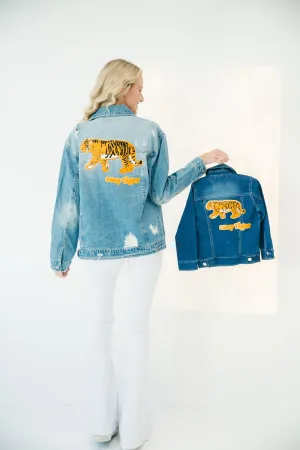 MINI KIDS EASY TIGER DENIM JACKET