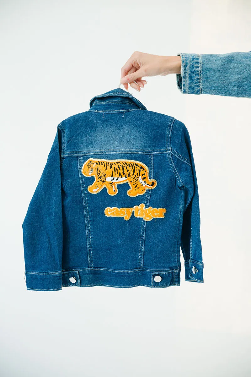 MINI KIDS EASY TIGER DENIM JACKET