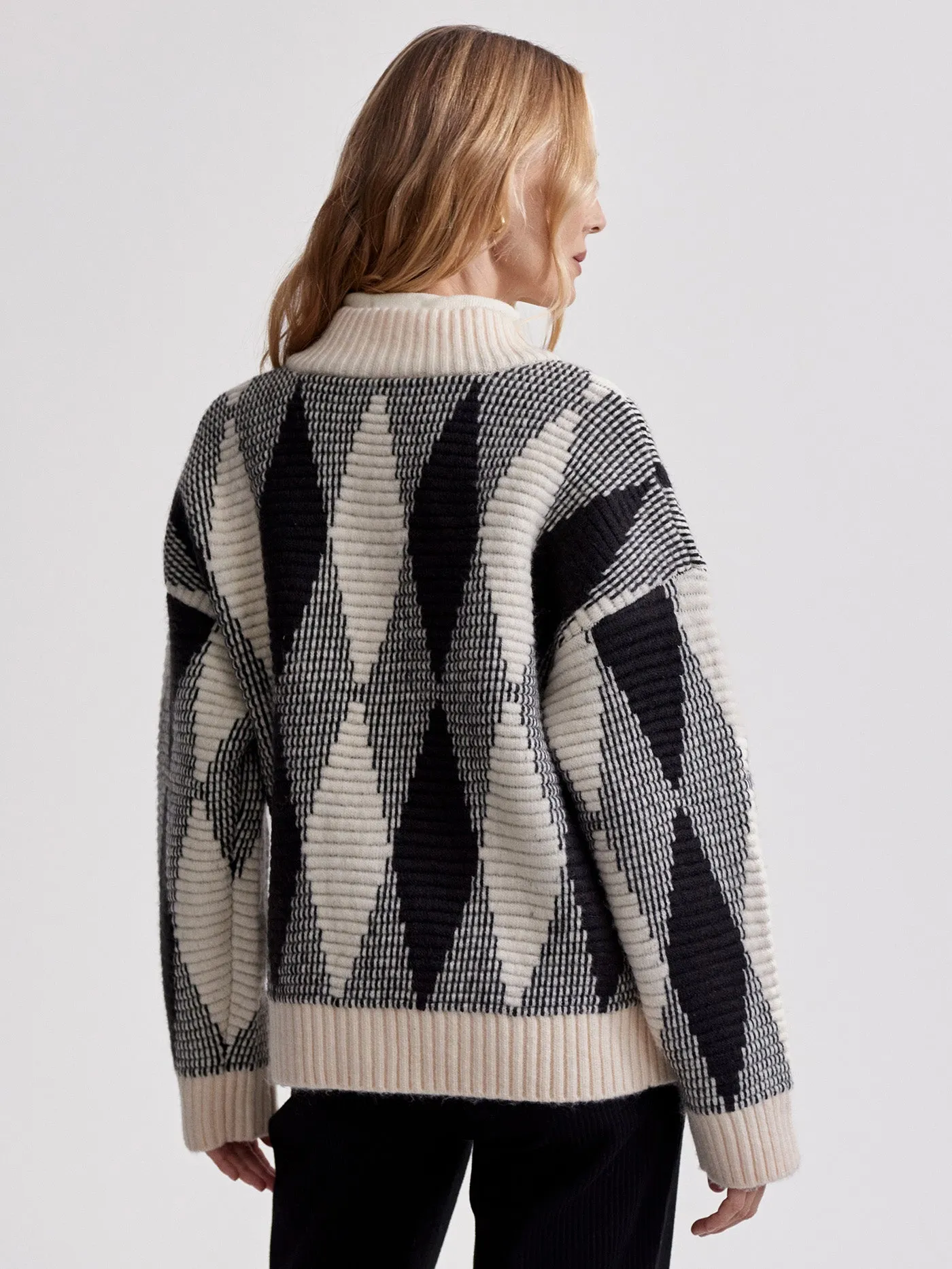 Nancy Jacquard Knit Jacket