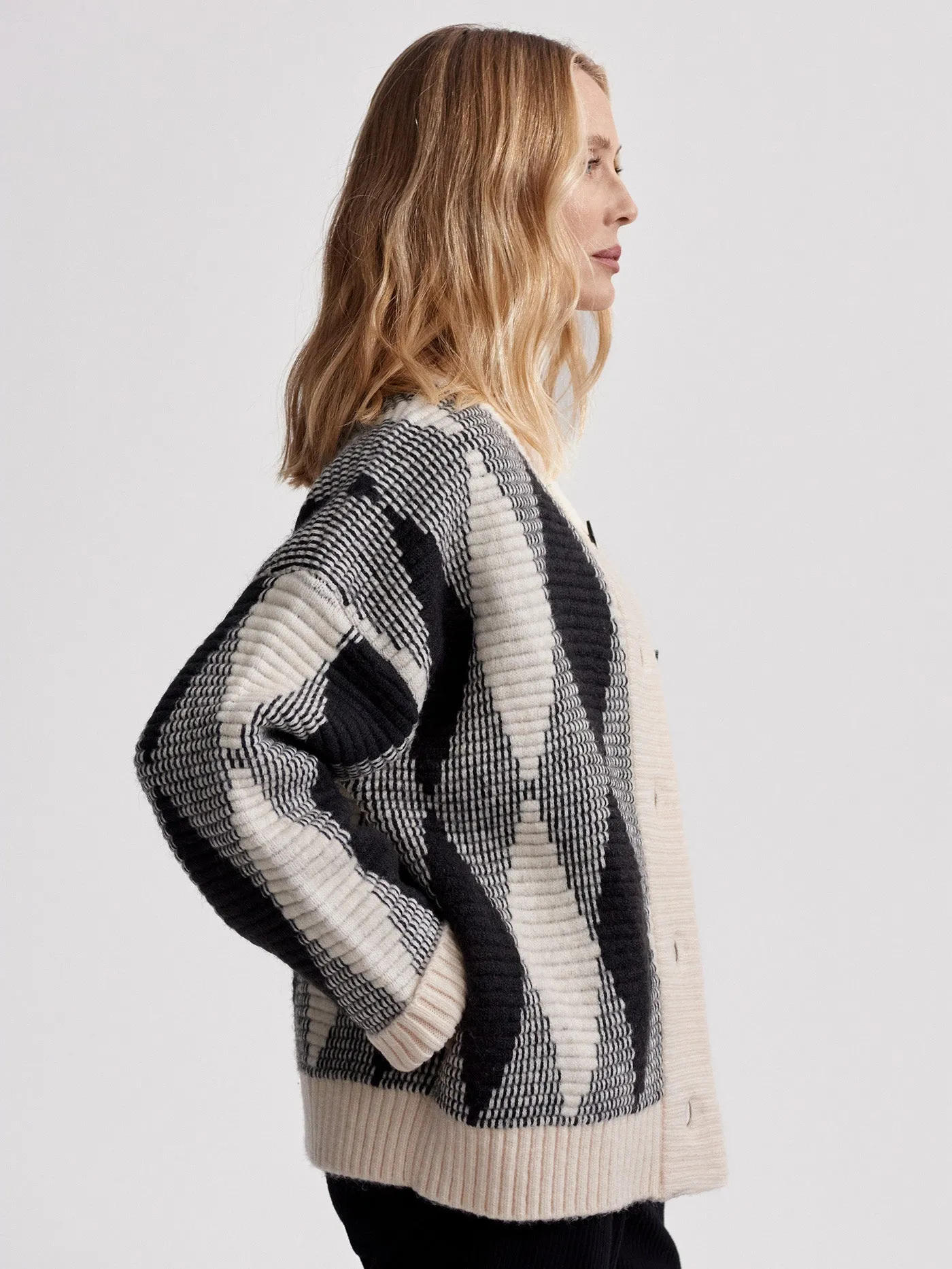 Nancy Jacquard Knit Jacket