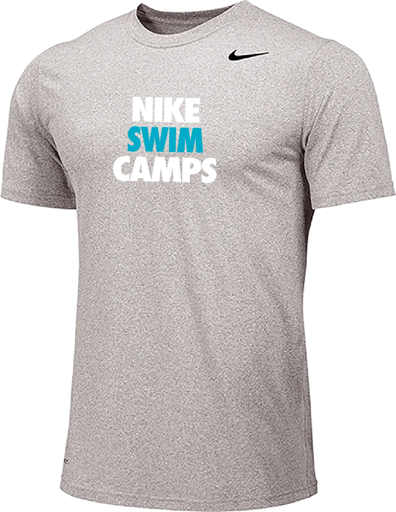 Nike Swim Camps Short Sleeve Dri-Fit Tee - Carbon Heather