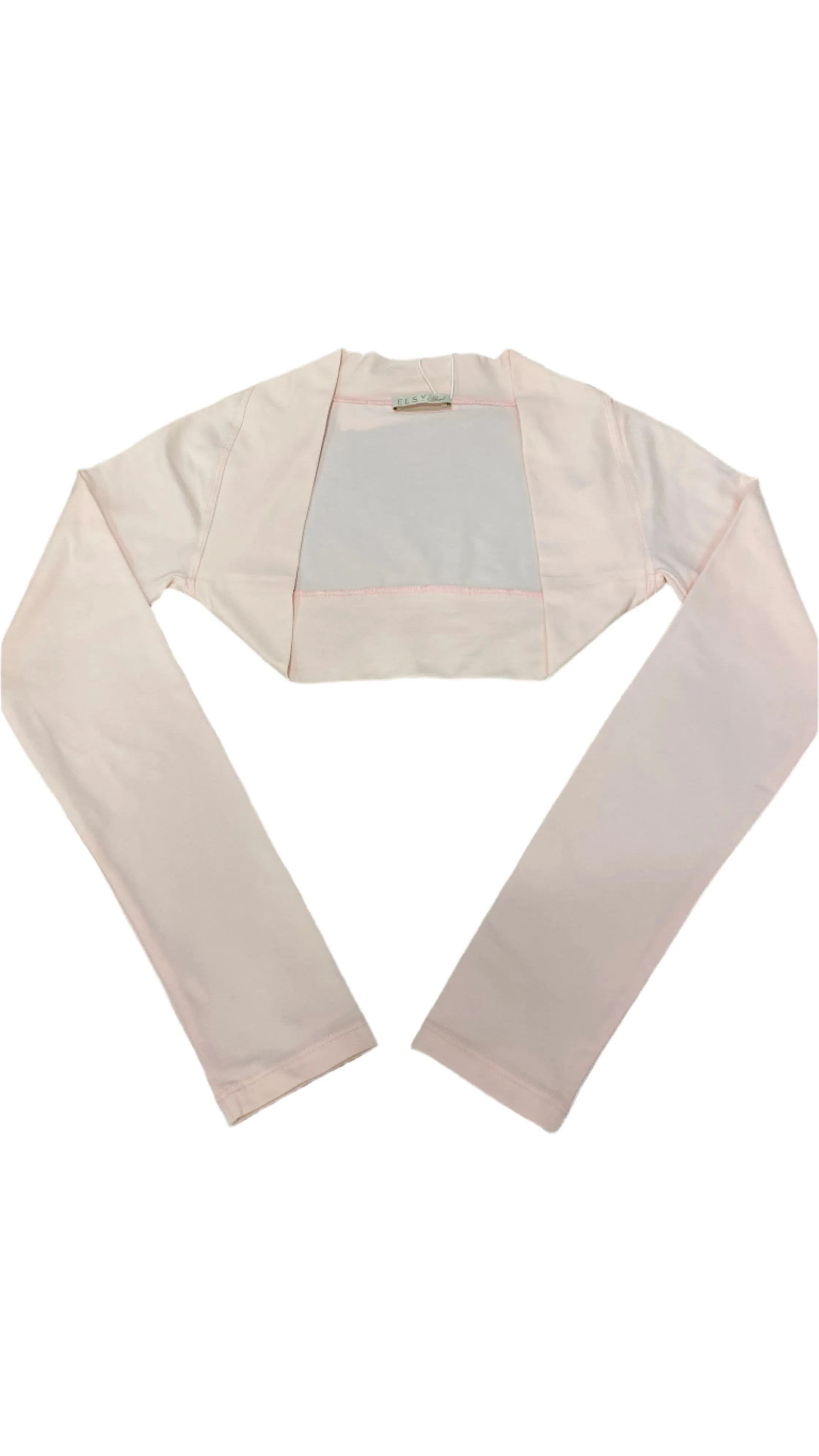 Orange Persica Cropped Cardigan