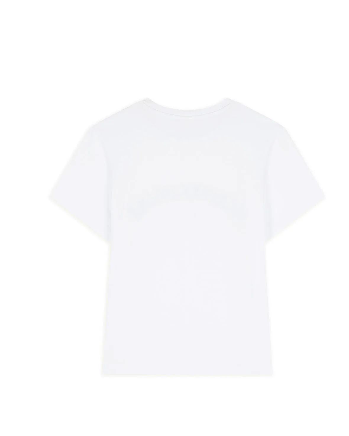 Organic Cotton Embroidered Logo T-Shirt - White