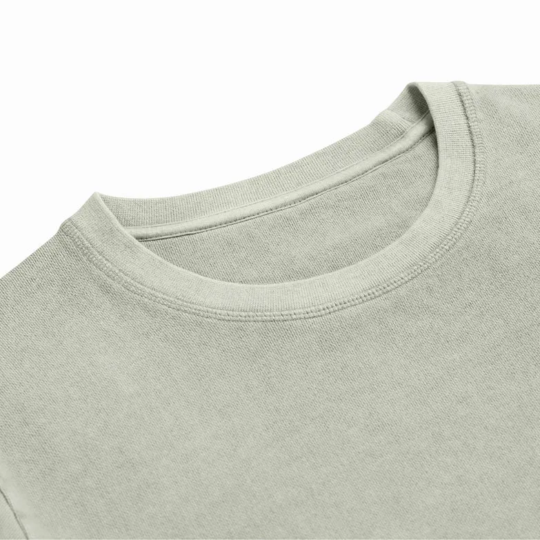 Organic French Terry Crewneck - Sage