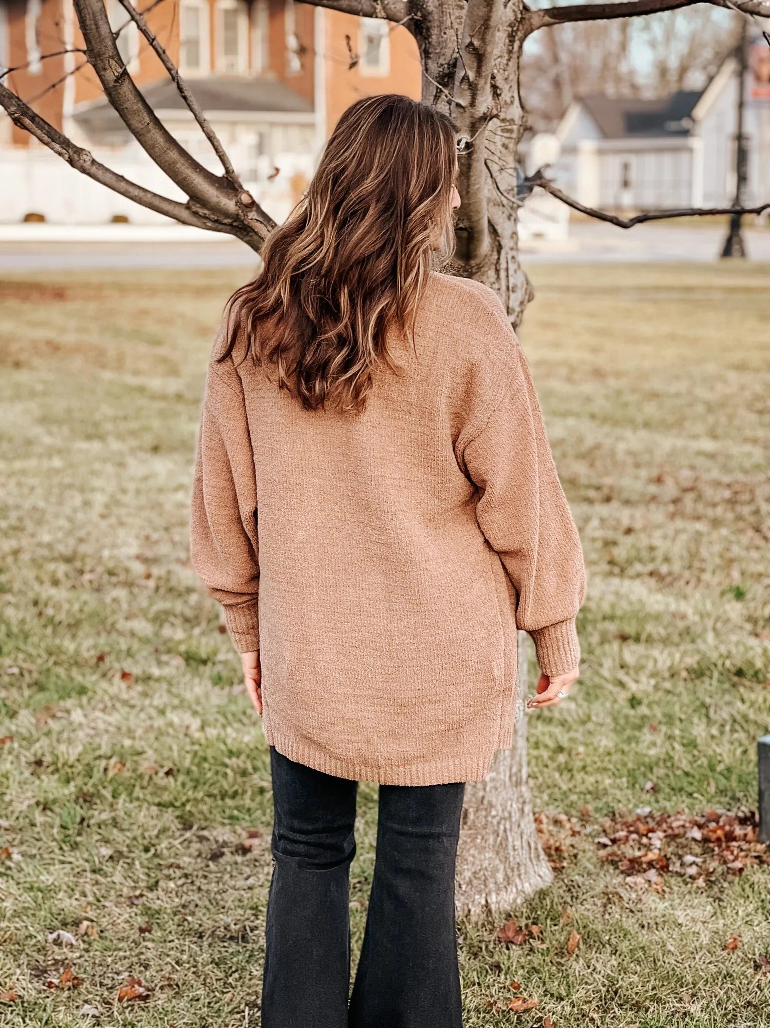 Oversized Long Cardigan