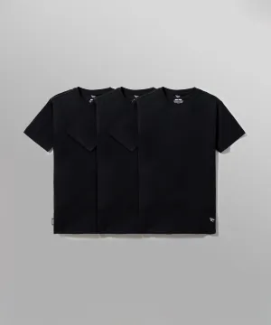 Paper Plane - Essential 3-Pack Tee - Black