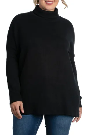 Paris Turtleneck Tunic Sweater - Plus