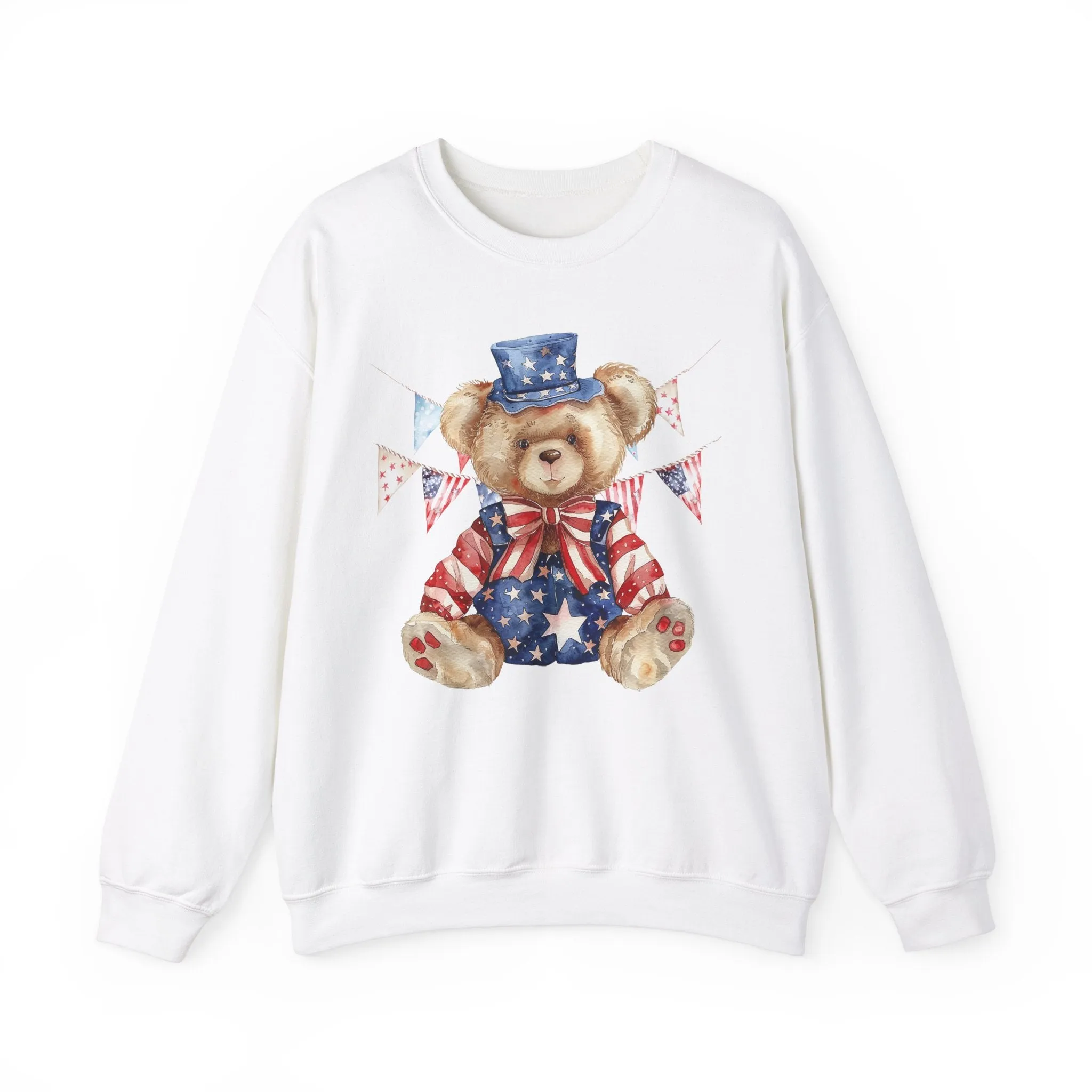 Patriotic Teddy Bear Sweatshirt | Unisex