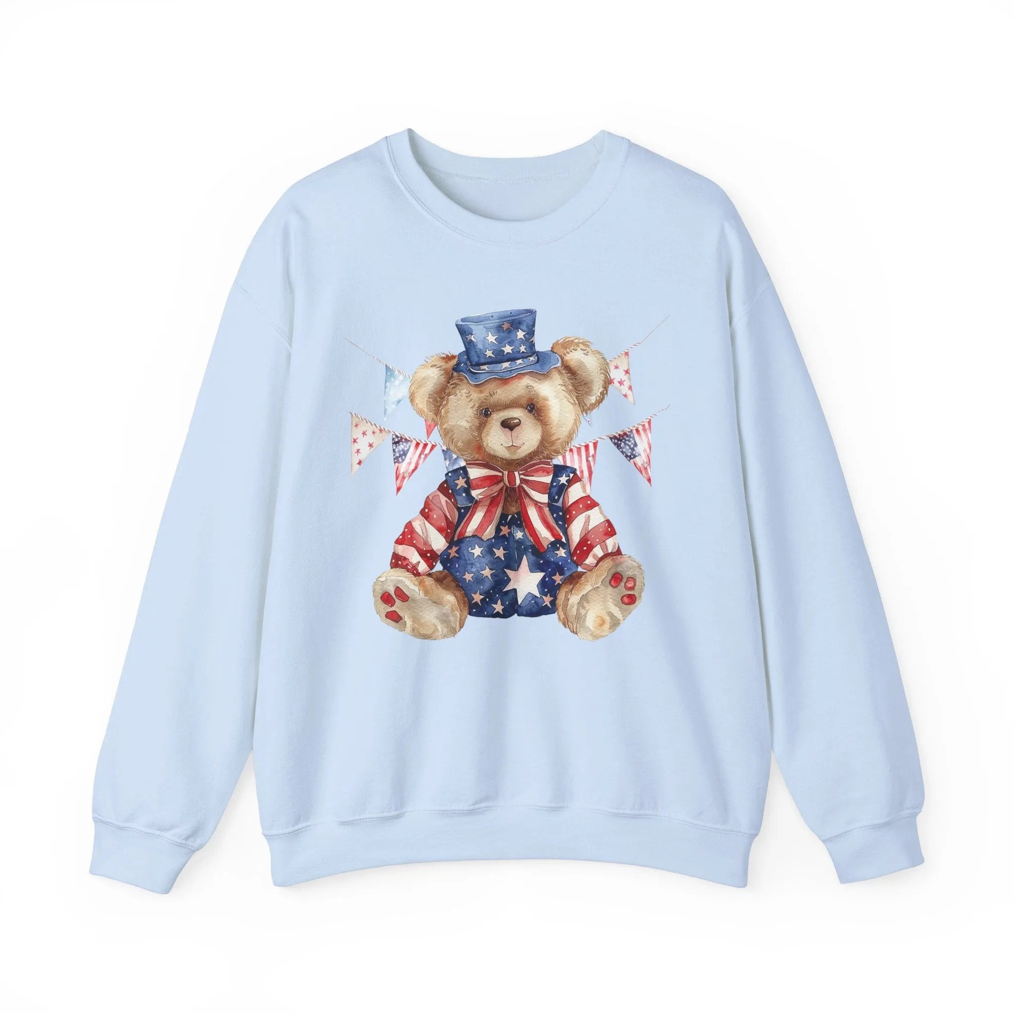 Patriotic Teddy Bear Sweatshirt | Unisex