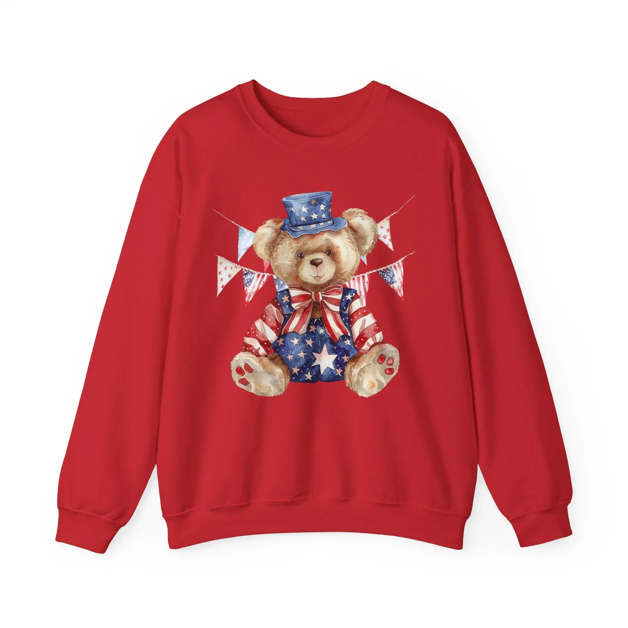 Patriotic Teddy Bear Sweatshirt | Unisex