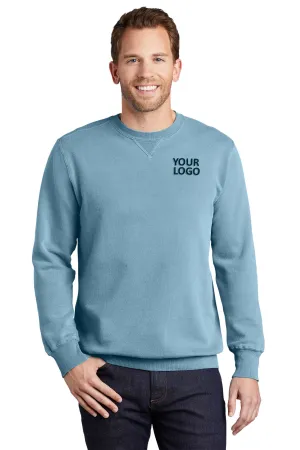 Port & Company Pigment Dyed Custom Sweatshirts, Mist