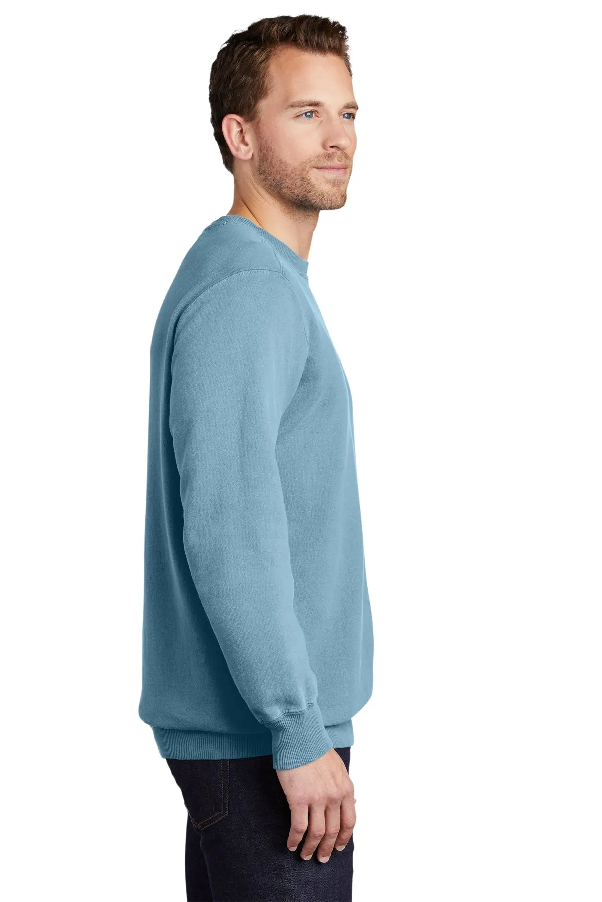 Port & Company Pigment Dyed Custom Sweatshirts, Mist