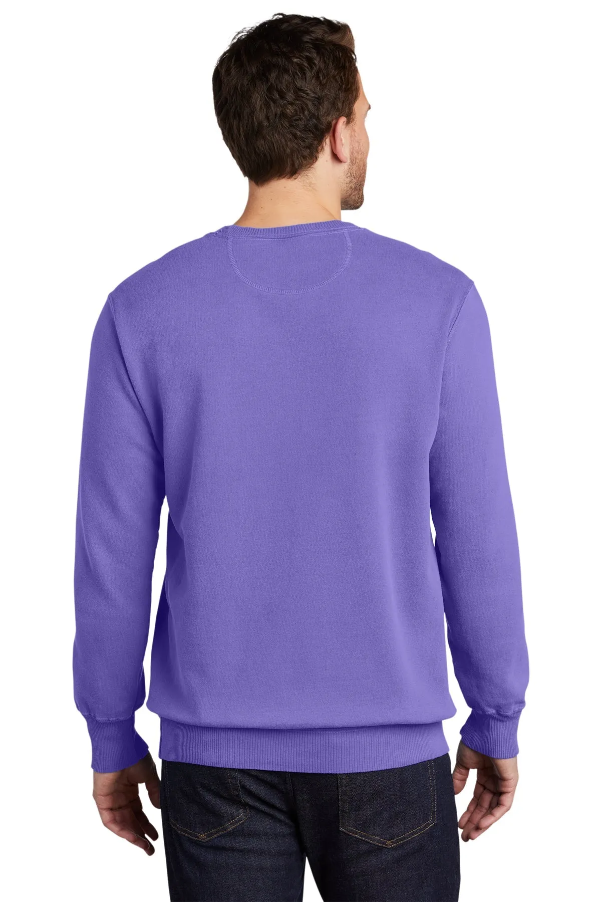 Port & Company Pigment Dyed Customized Sweatshirts, Amethyst