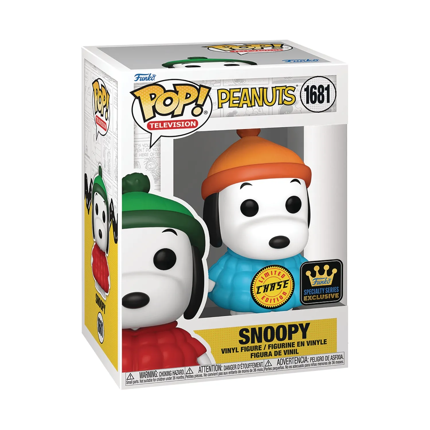[Pre-Order] Funko Television Pop!: Peanuts - Snoopy in Coat - Specialty Series Exclusive - Chase Bundle