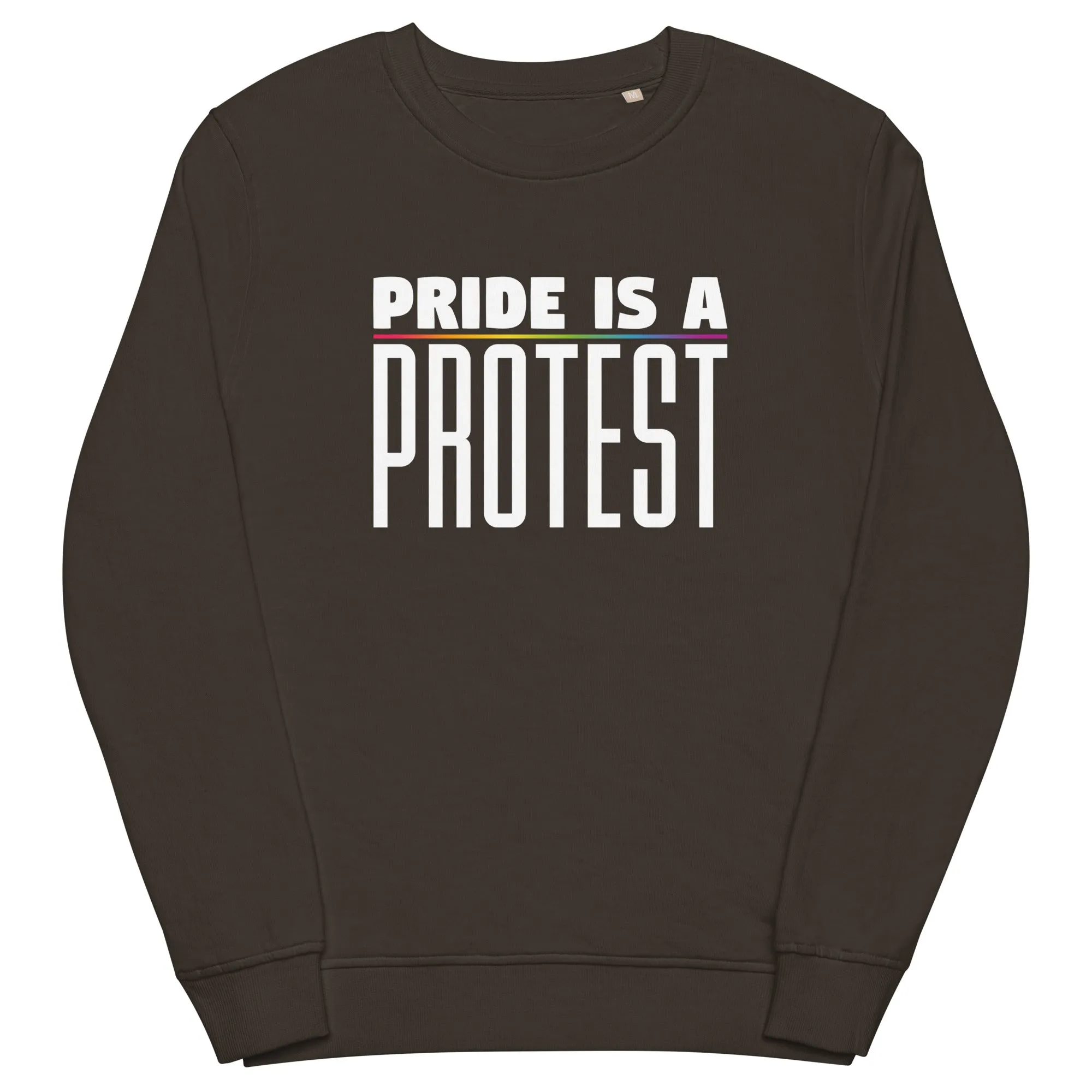 Pride Is A Protest Organic Sweatshirt