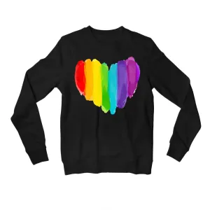 Pride Sweatshirt - Rainbow Heart