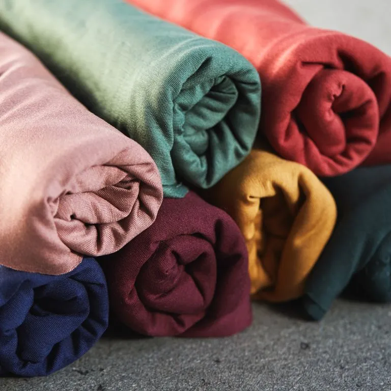 REMNANT 0.88 Metre - Meet MILK - Mustard Stretch Jersey with TENCEL™ fibers
