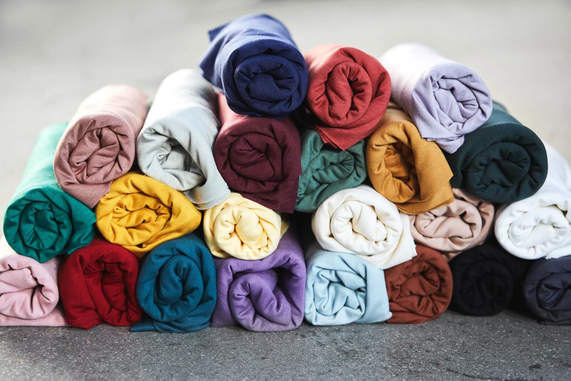 REMNANT 0.88 Metre - Meet MILK - Mustard Stretch Jersey with TENCEL™ fibers