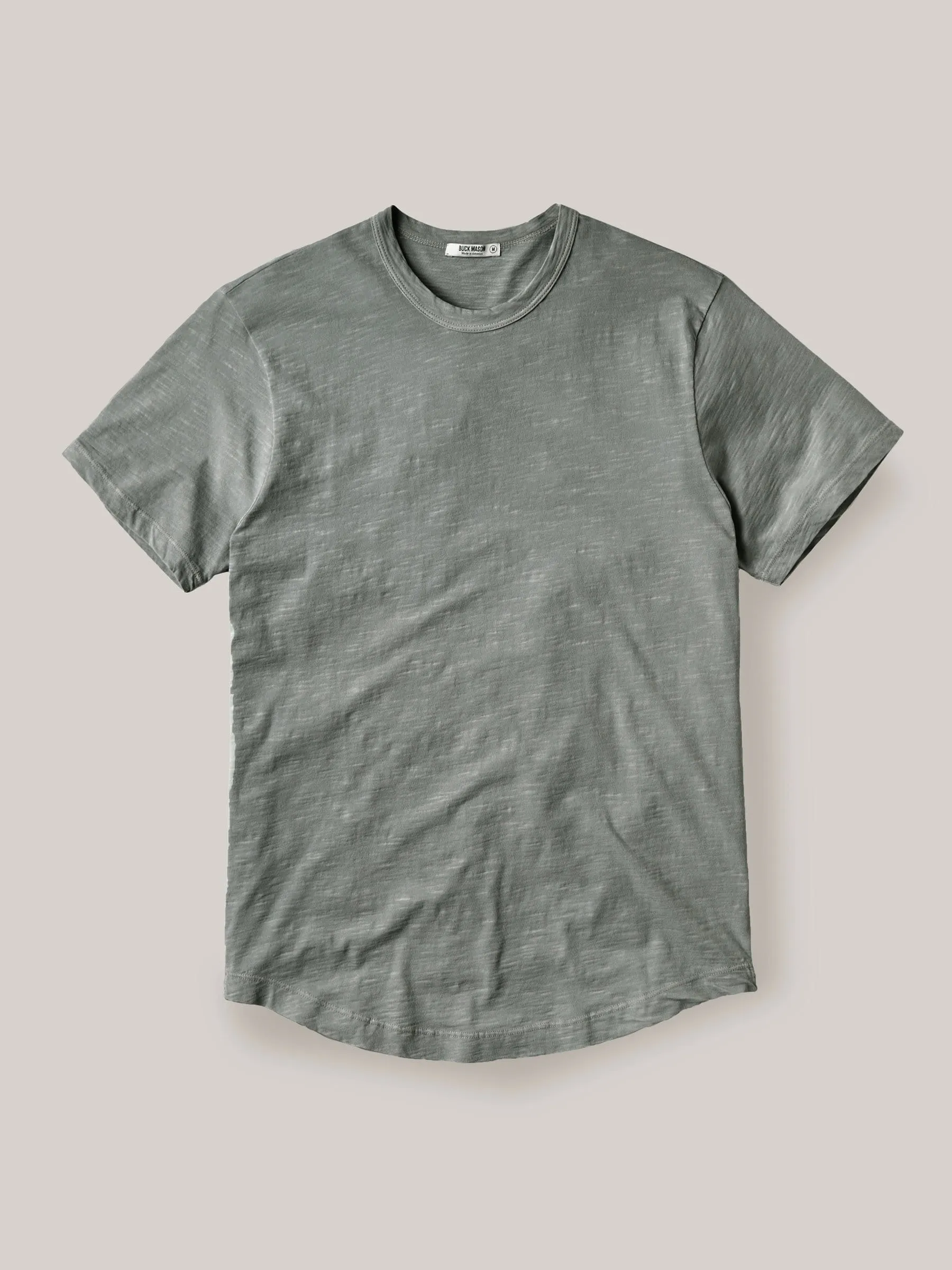 Reserve Venice Wash Slub Curved Hem Tee