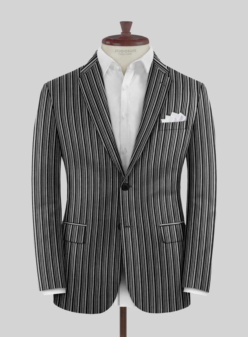 Retro Reel Black Stripe Jacket