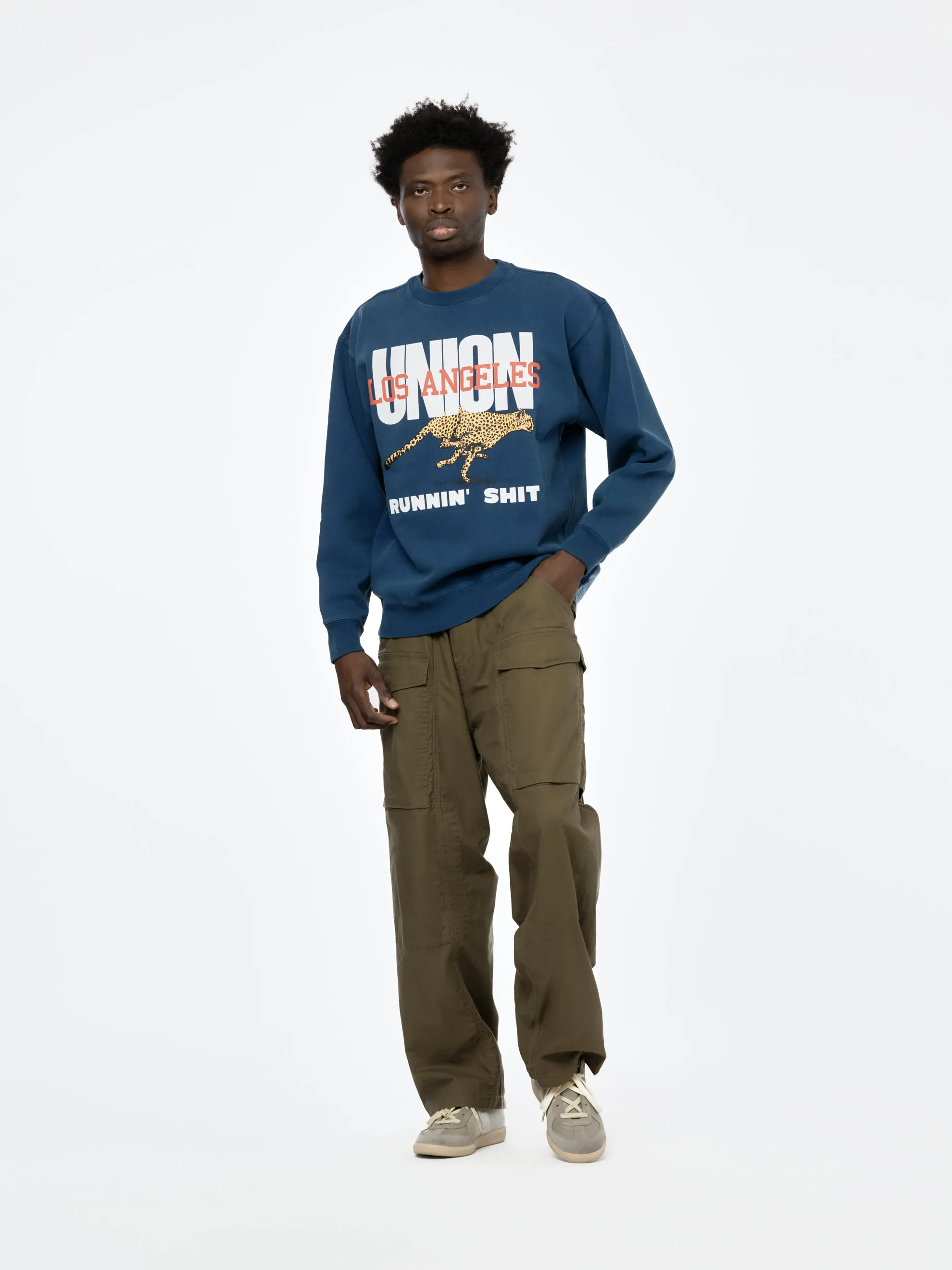 Running Crewneck (Vintage Navy)