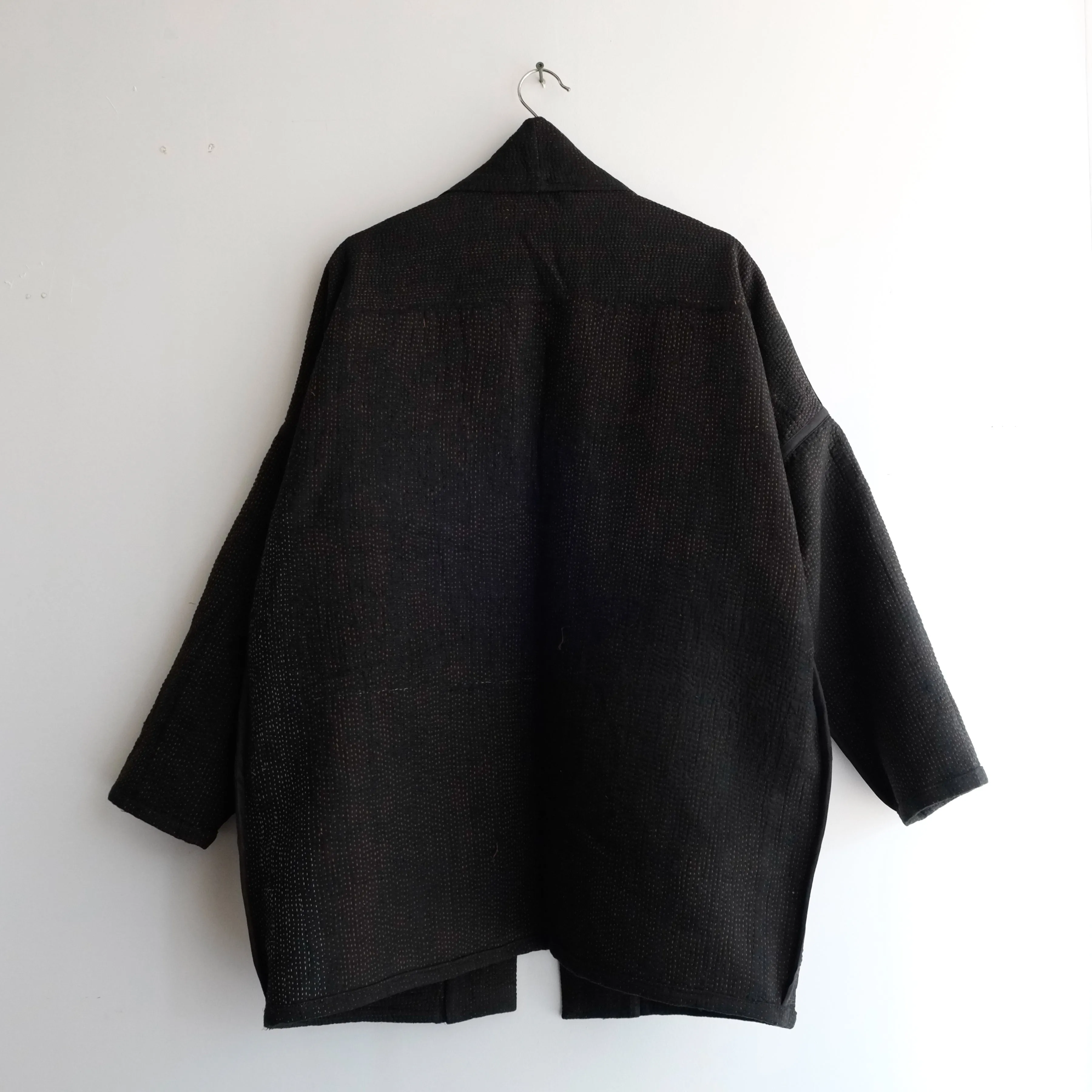 S Black with Orange Stitching Anoushka Jacket LL088