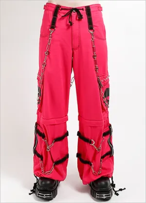 SKULL ZIPOFF PANT - PINK