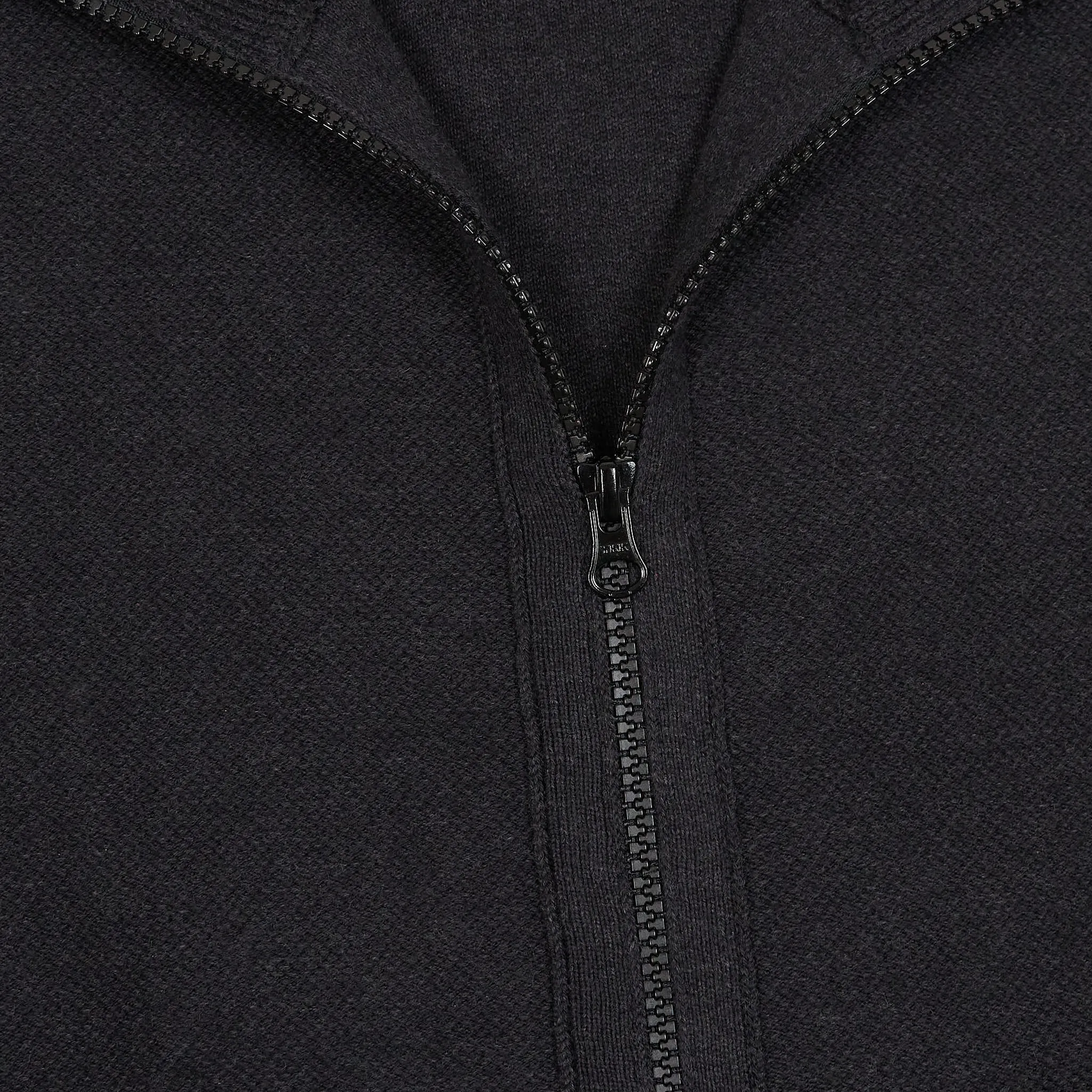 Stone Island Full-Zip Cotton Pique Stand-Up Collar Cardigan