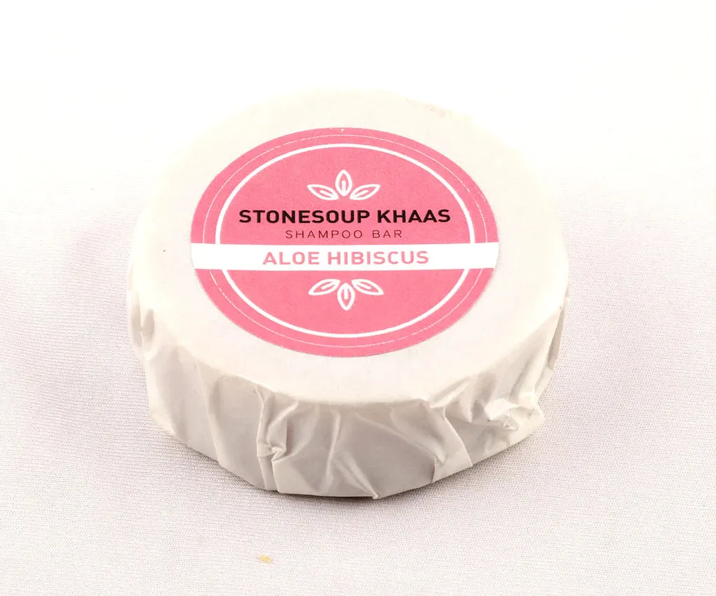 Stonesoup Khaas Shampoo Bar: Aloe Hibiscus 100g