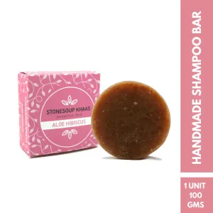 Stonesoup Khaas Shampoo Bar: Aloe Hibiscus 100g