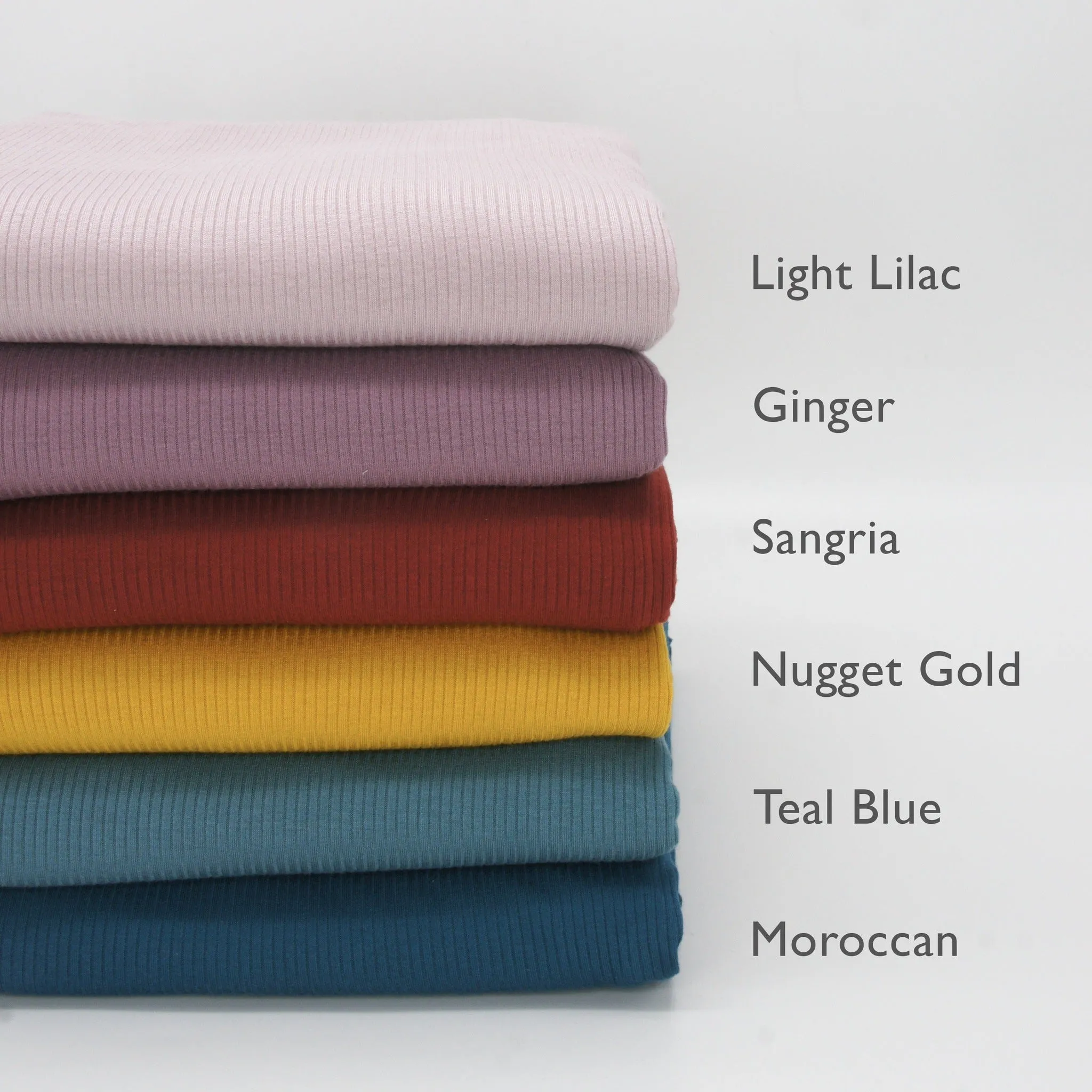 Tencel Modal Spandex Ribbed Knit - Nugget Gold