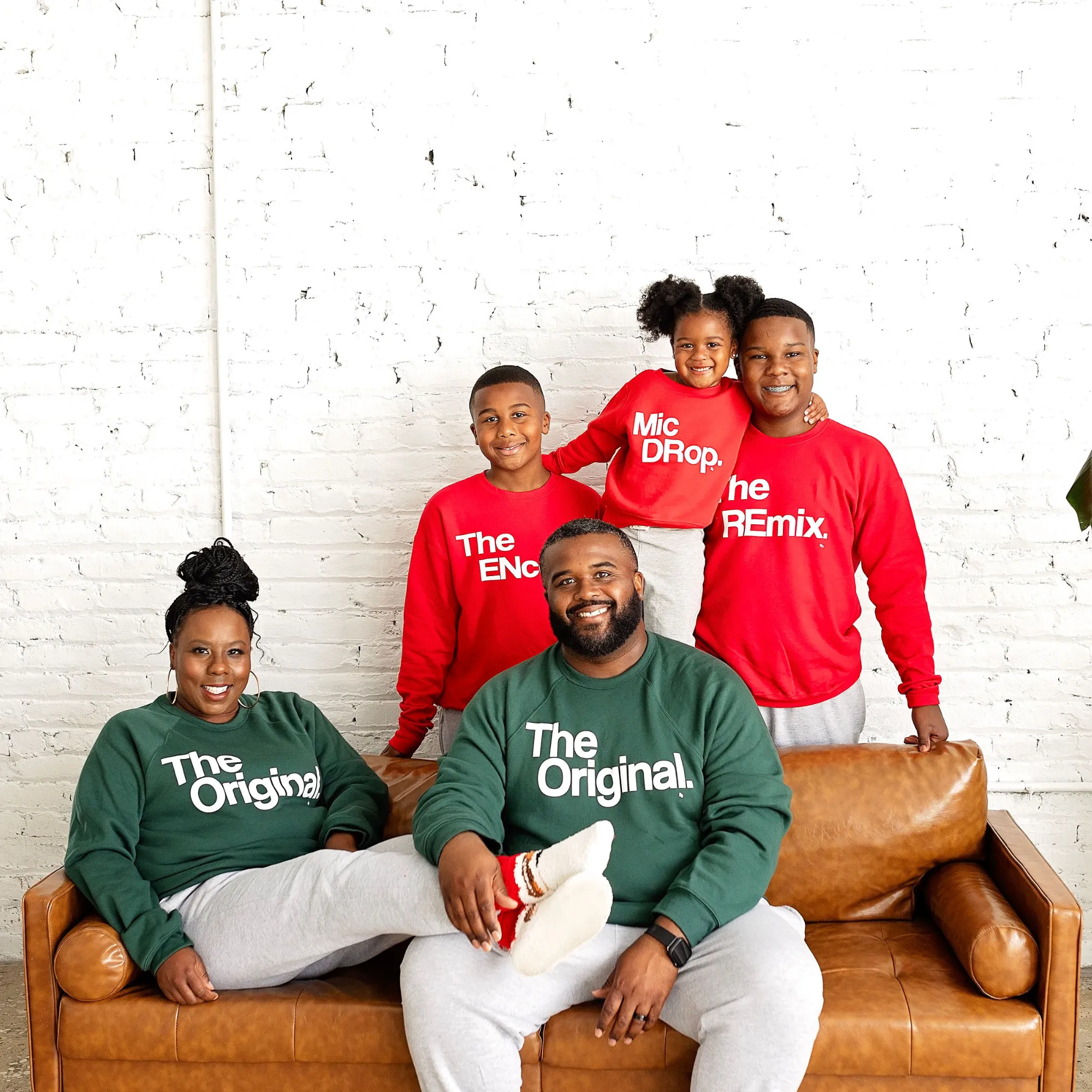 The Original The Remix The Encore® Collection Premium Family Matching Holiday Sweatshirts